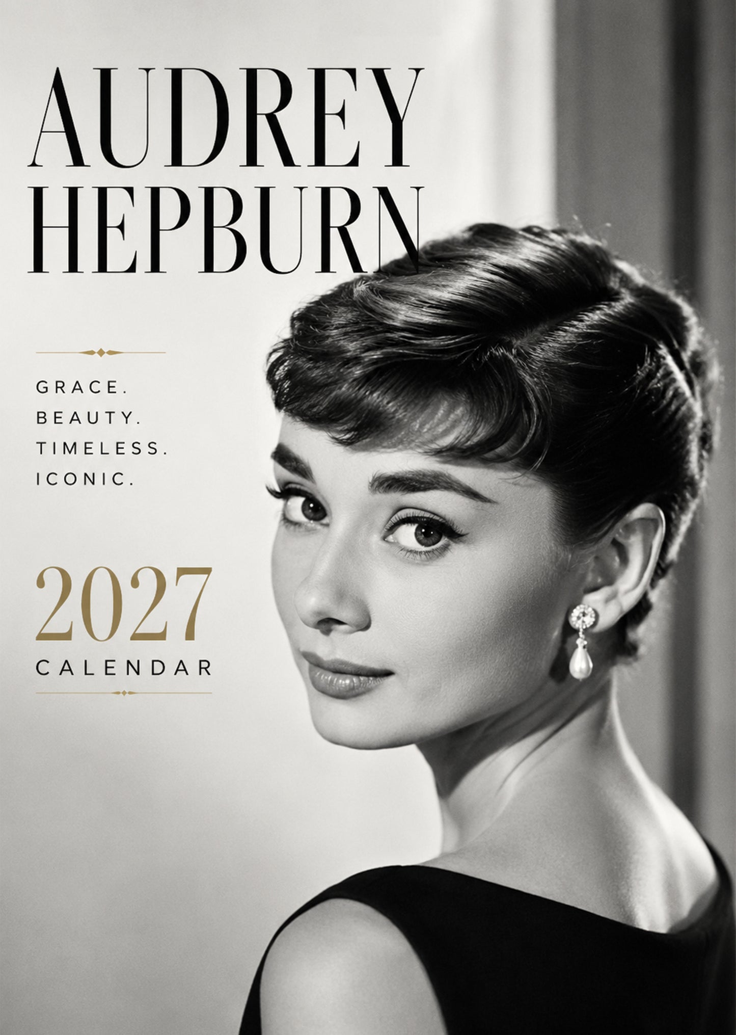 Audrey Hepburn - A3 Calendar 2027