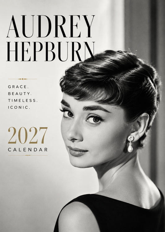 Audrey Hepburn - A3 Calendar 2027