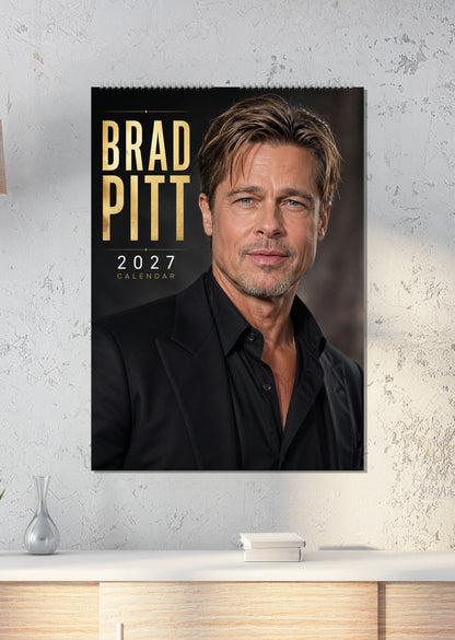 Brad Pitt - A3 Calendar 2027