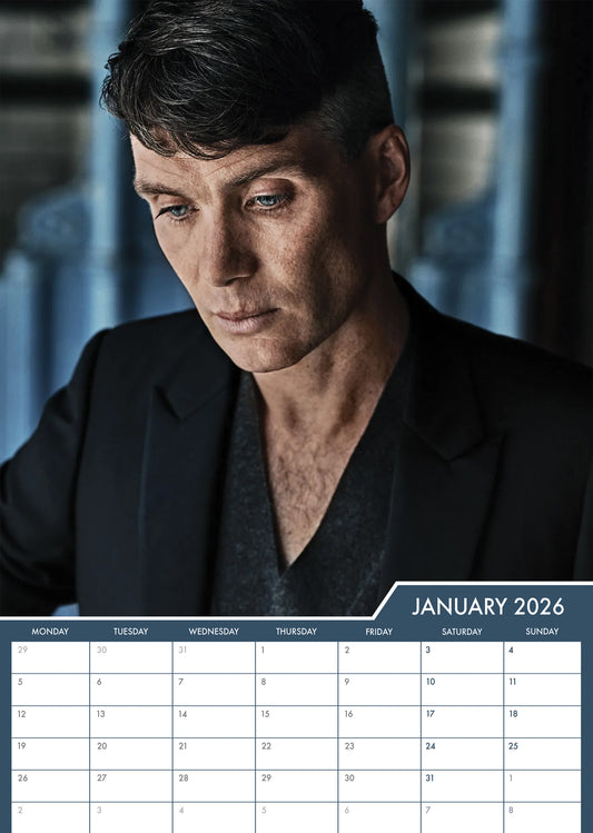 Cillian Murphy - A3 Calendar 2026