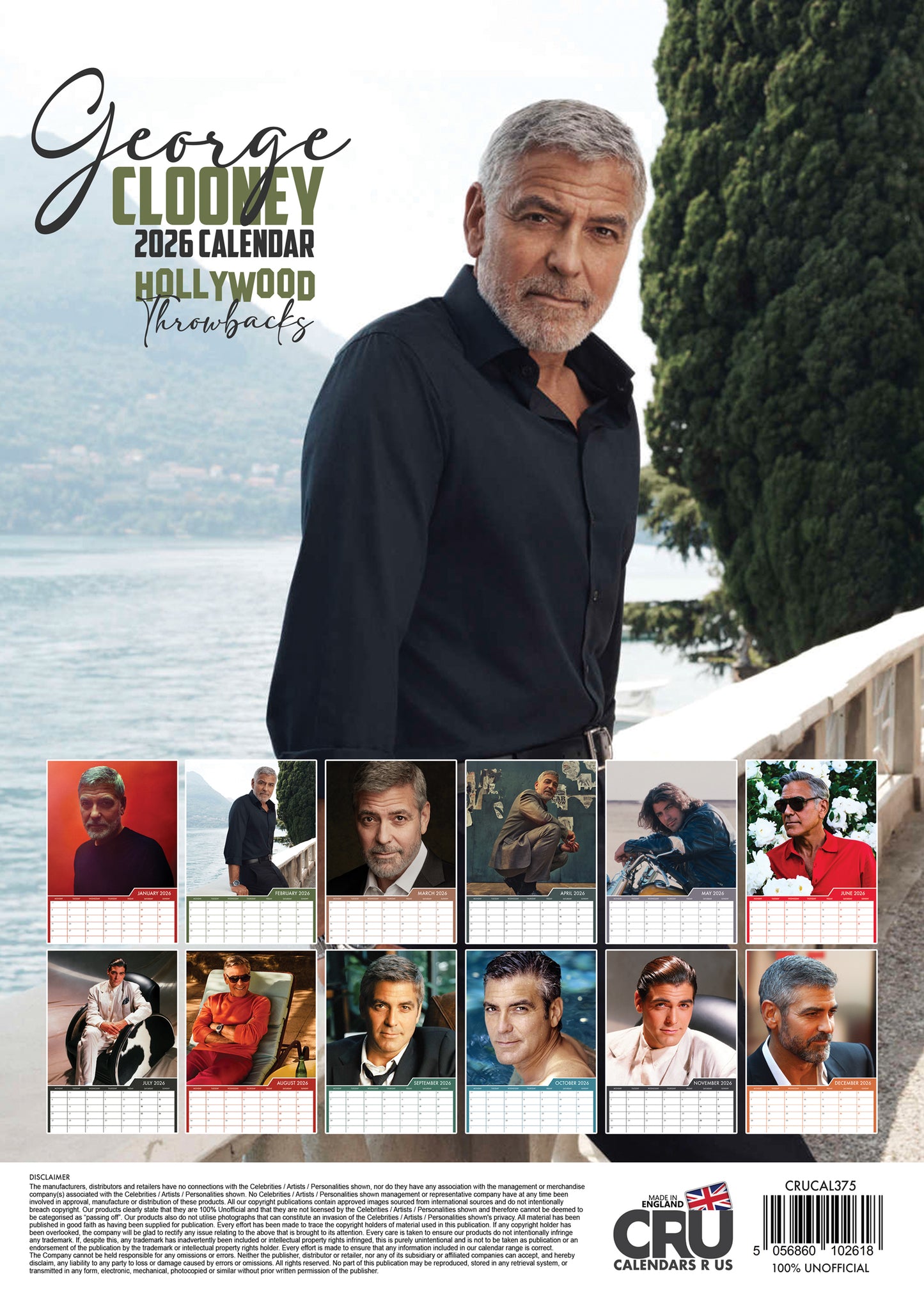 George Clooney - A3 Calendar 2026