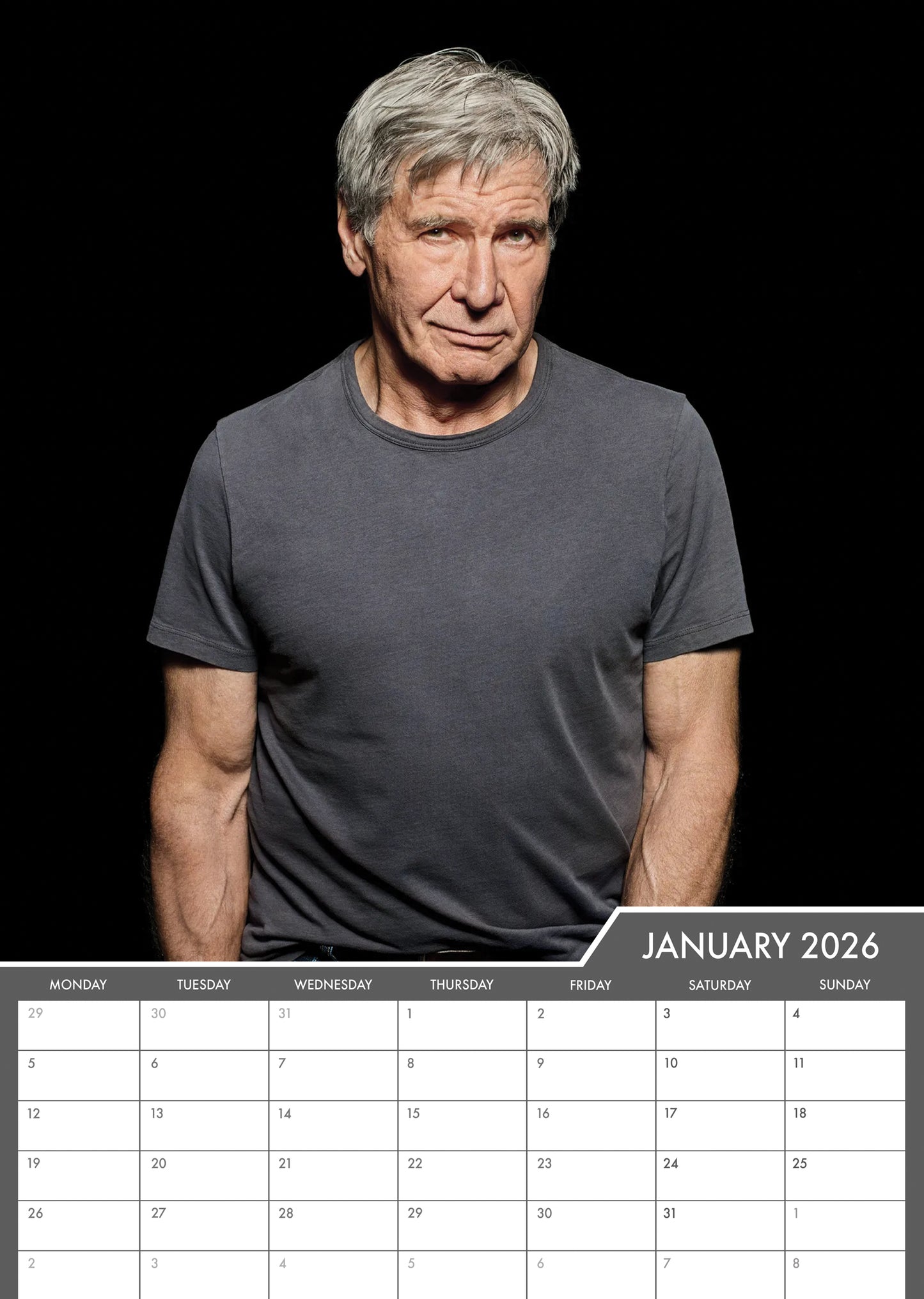 Harrison Ford - A3 Calendar 2026