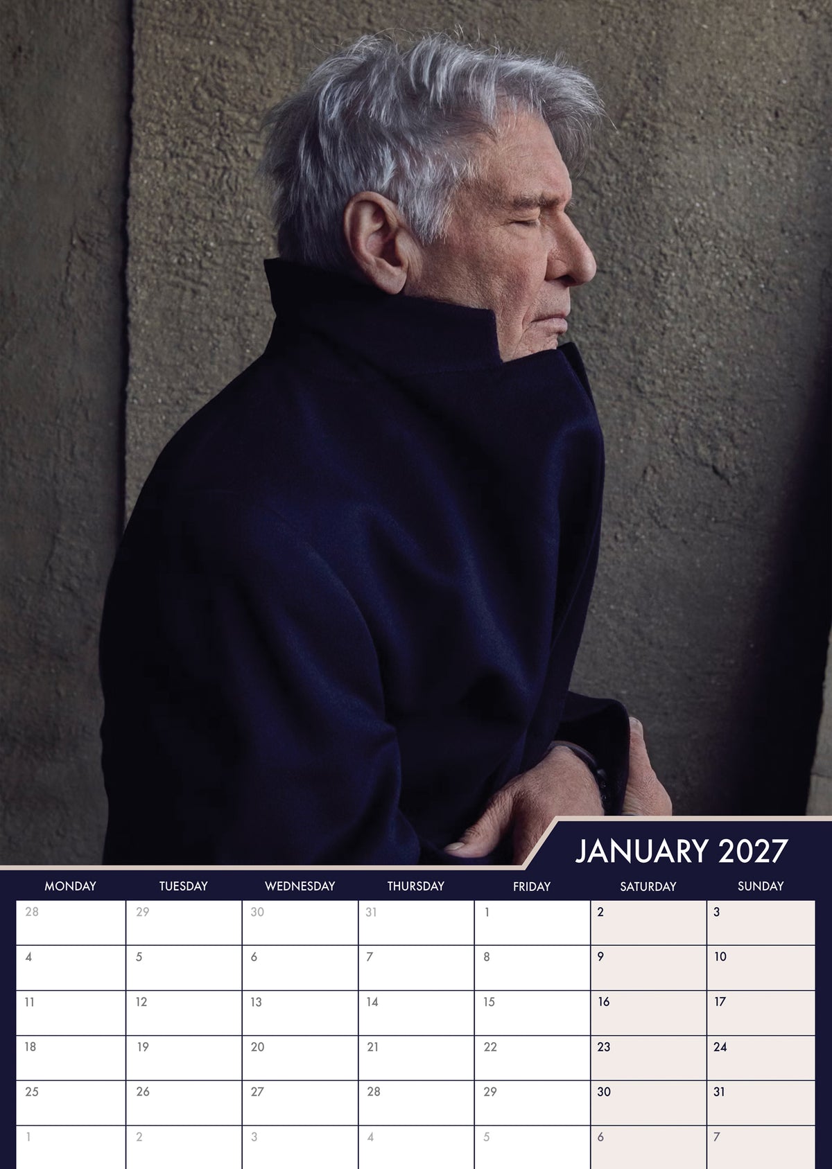 Harrison Ford - A3 Calendar 2027