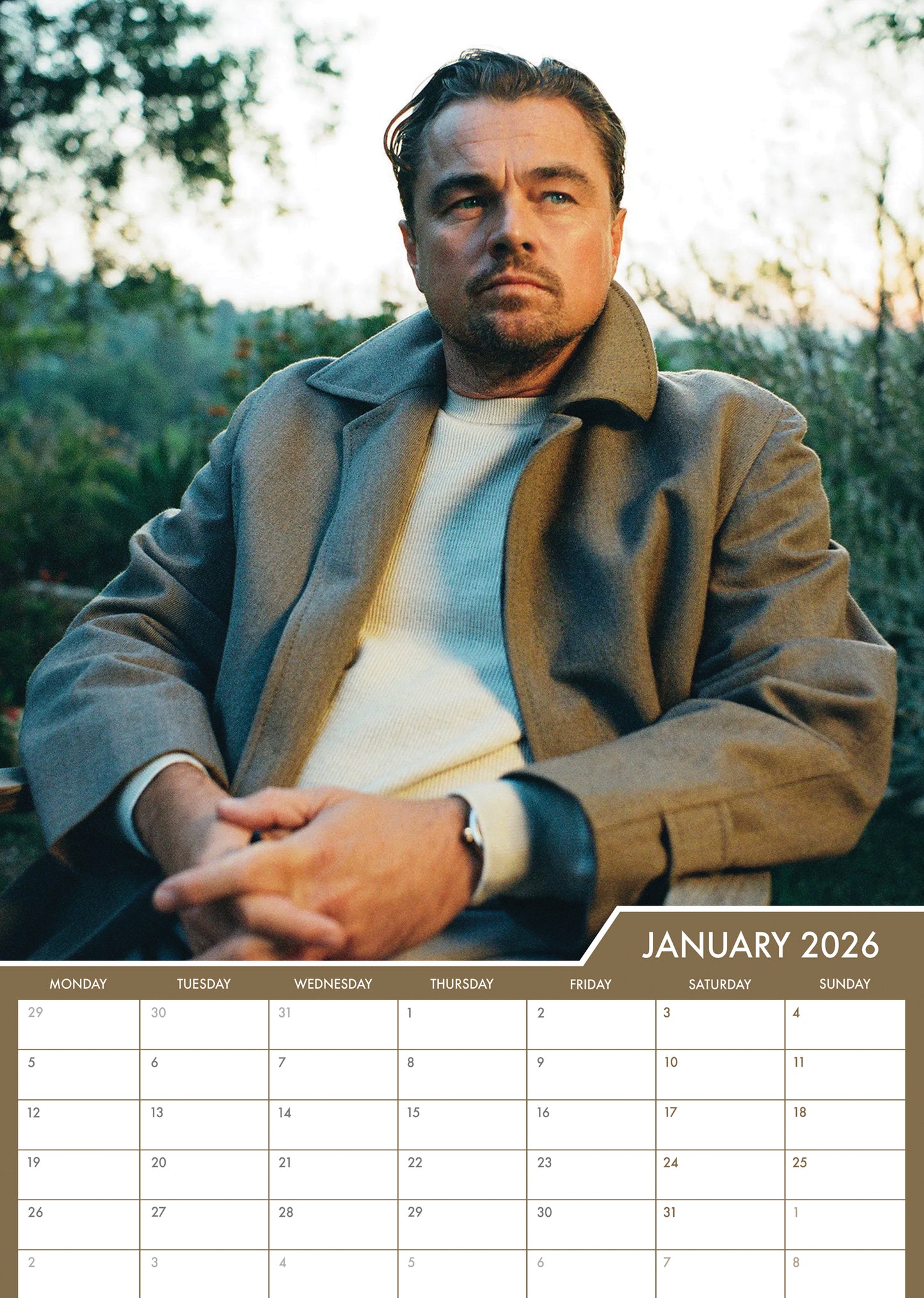 Leonardo Di Caprio - A3 Calendar 2026