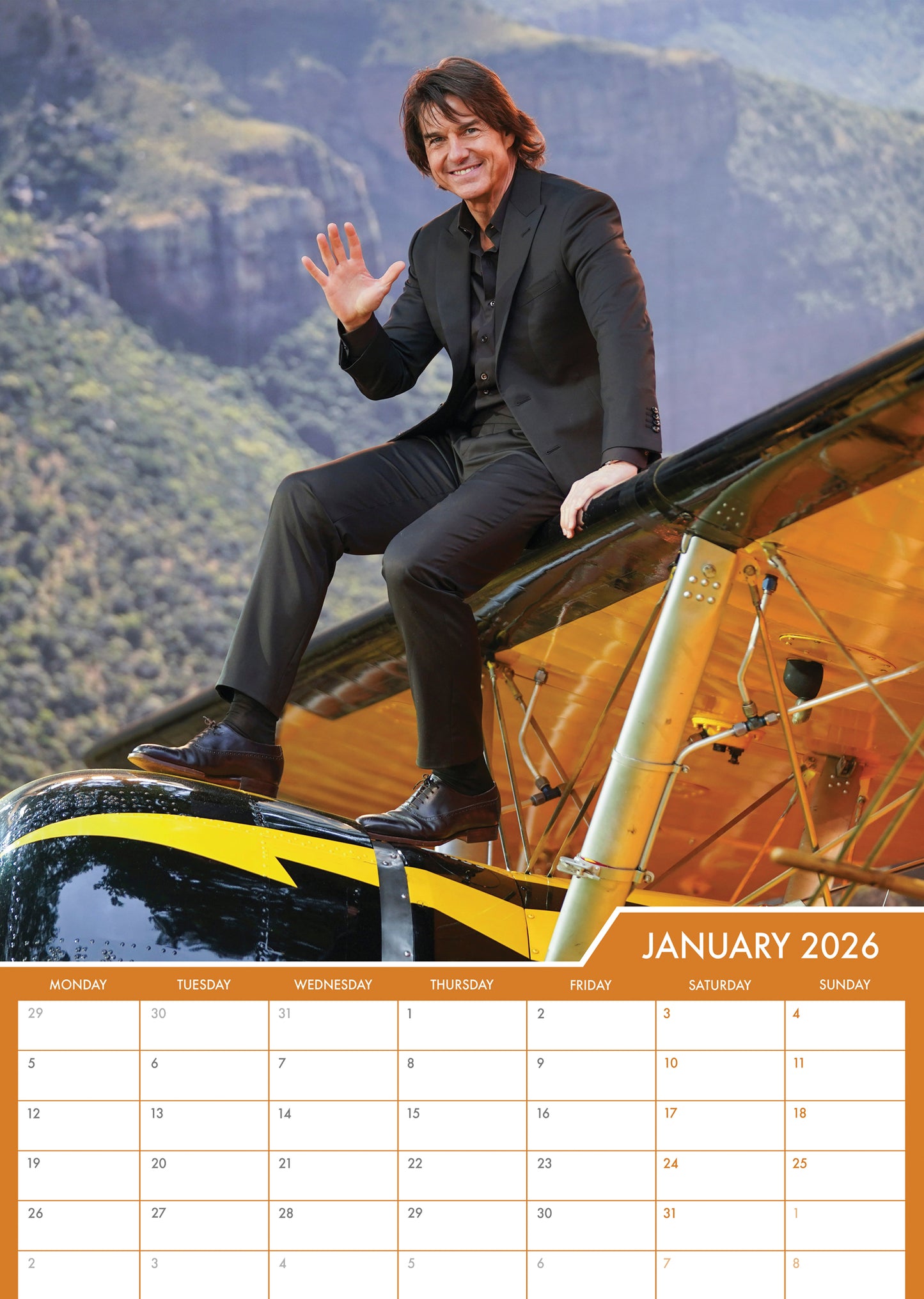 Tom Cruise - A3 Calendar 2026