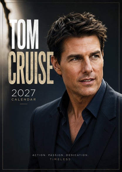 Tom Cruise - A3 Calendar 2027