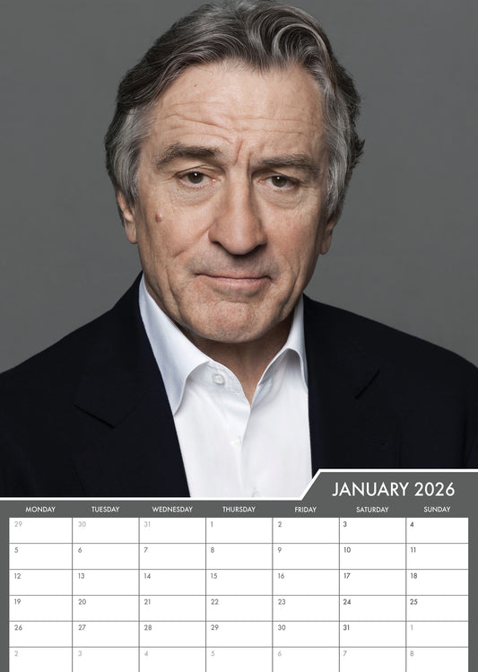 Robert De Niro - A3 Calendar 2026