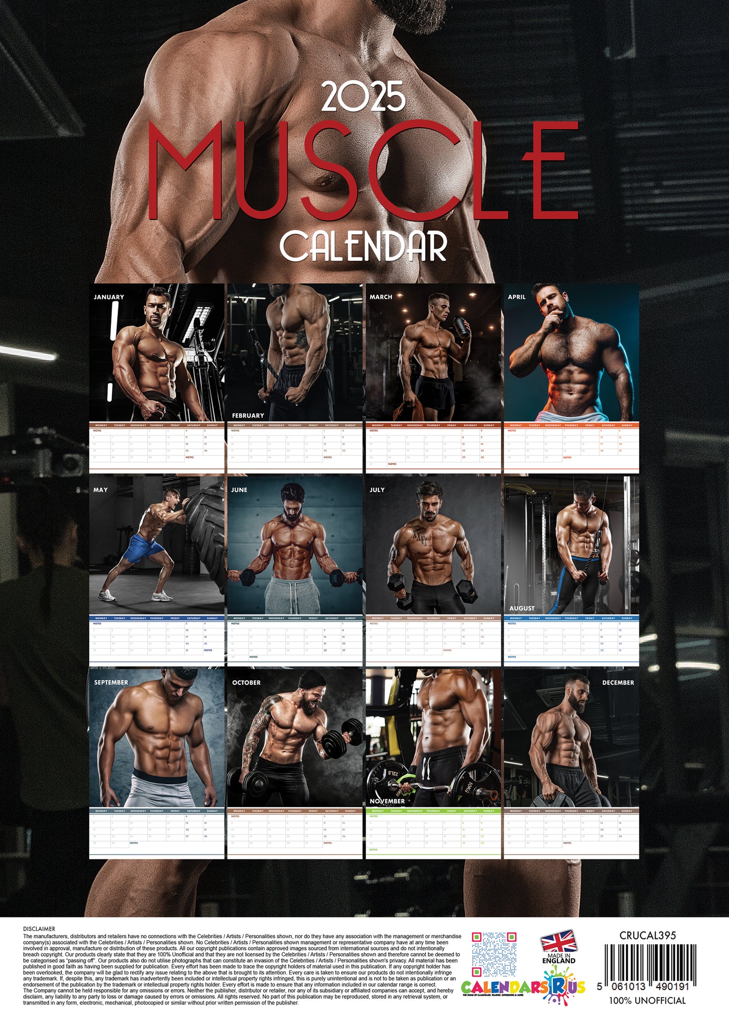 Muscle Calendar 2025