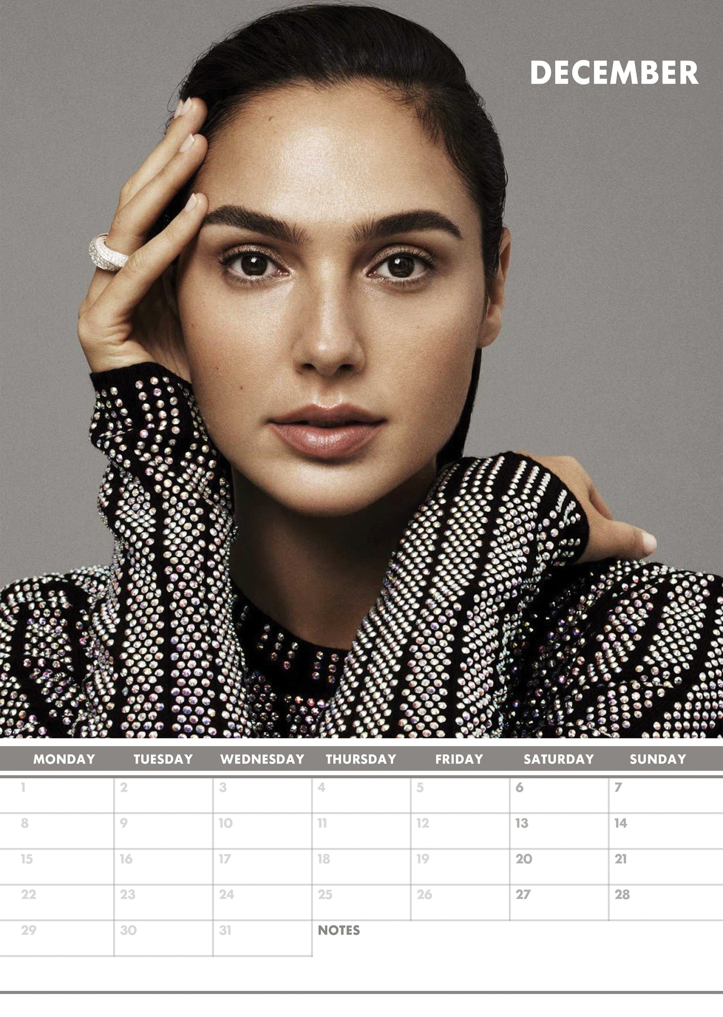 Gal Gadot Calendar & Postcards 2025