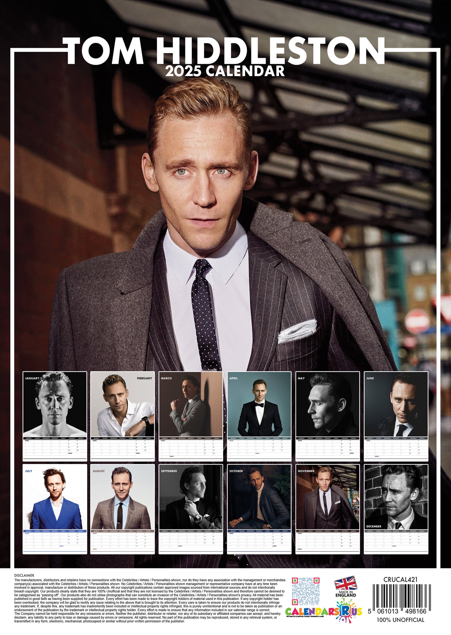 Tom Hiddleston Calendar 2024 CalendarsRus