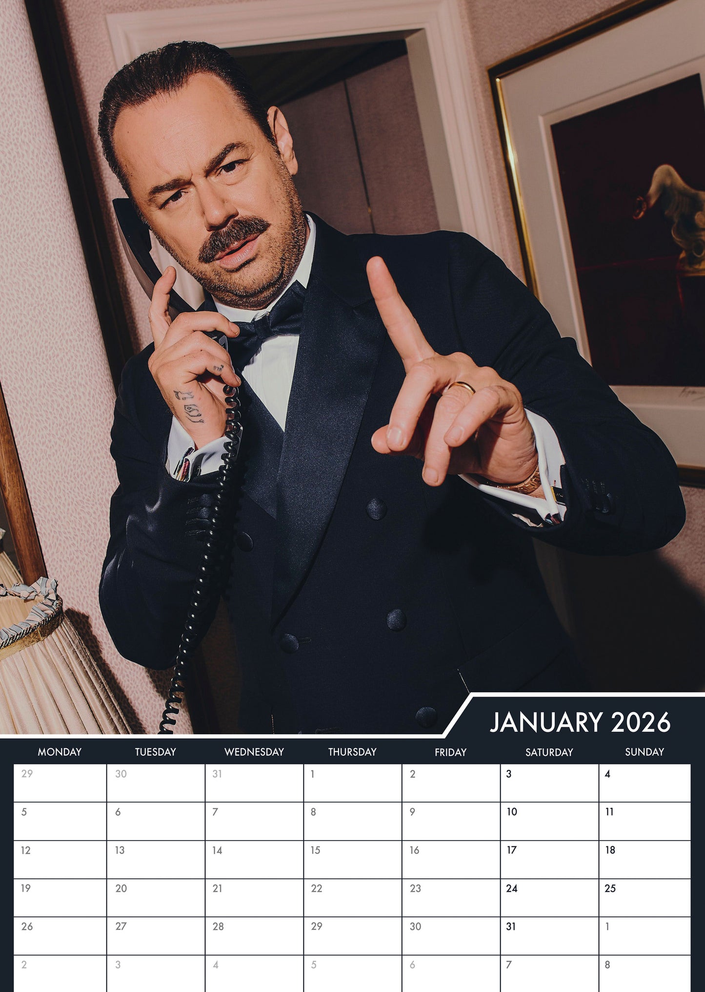 Danny Dyer - A3 Calendar 2026