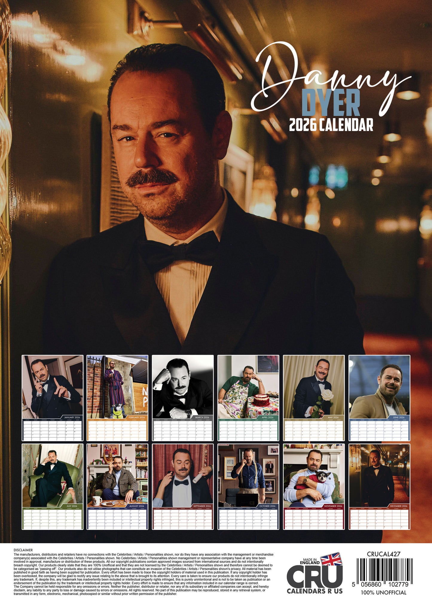 Danny Dyer - A3 Calendar 2026