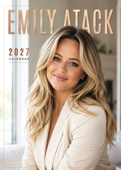 Emily Atack - A3 Calendar 2027