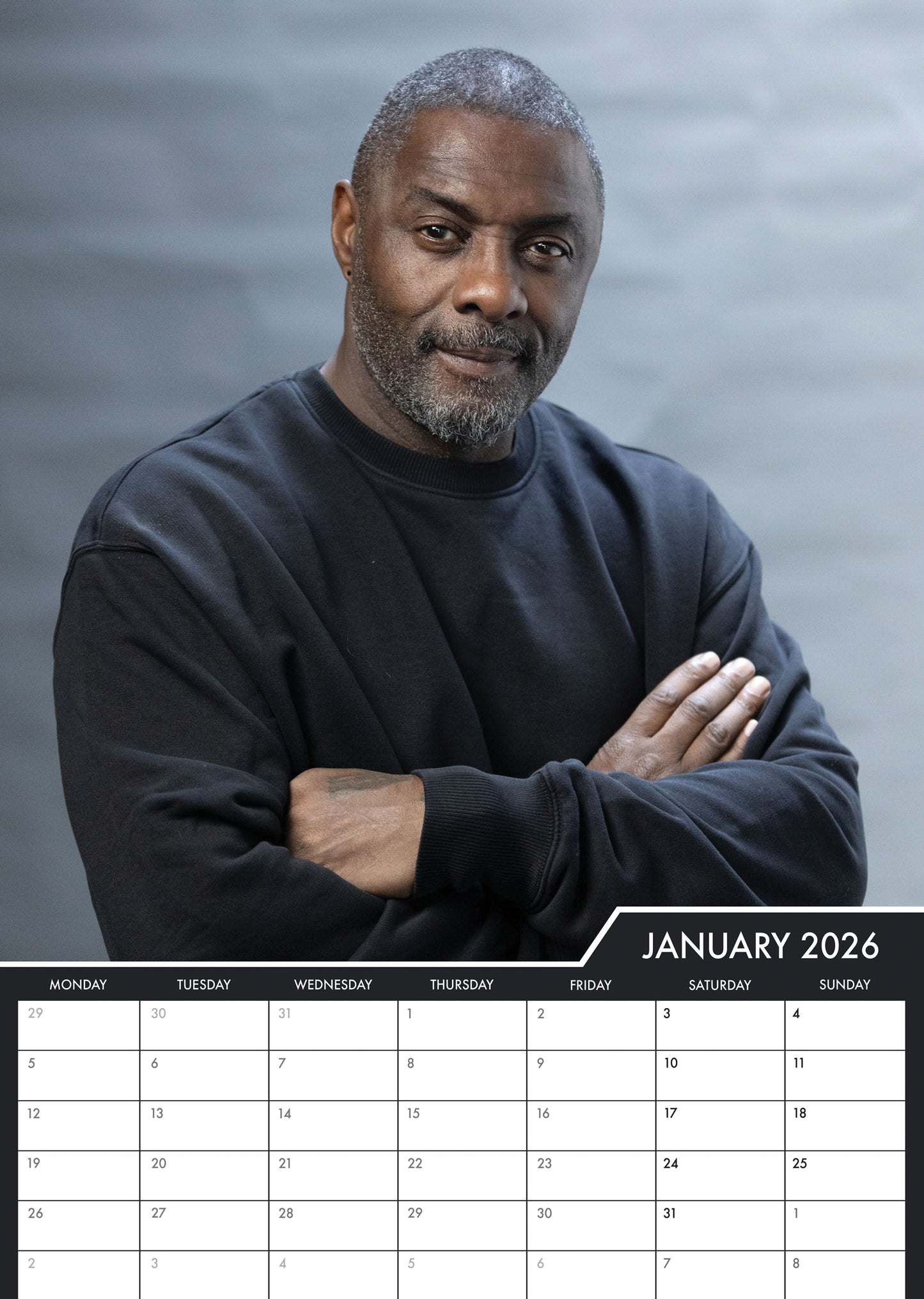 Idris Elba - A3 Calendar 2026