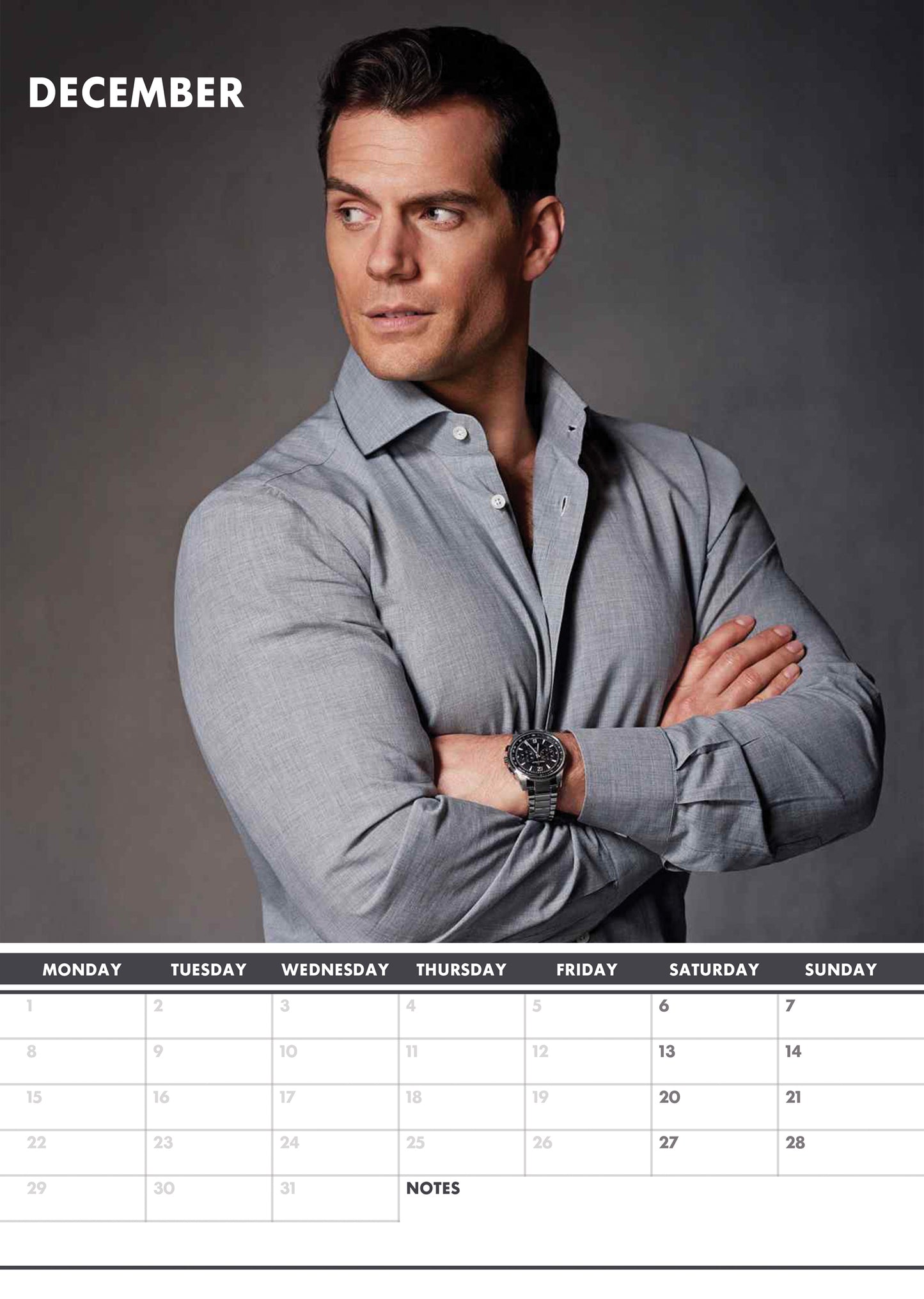 Henry Cavill Calendar 2025 CalendarsRus