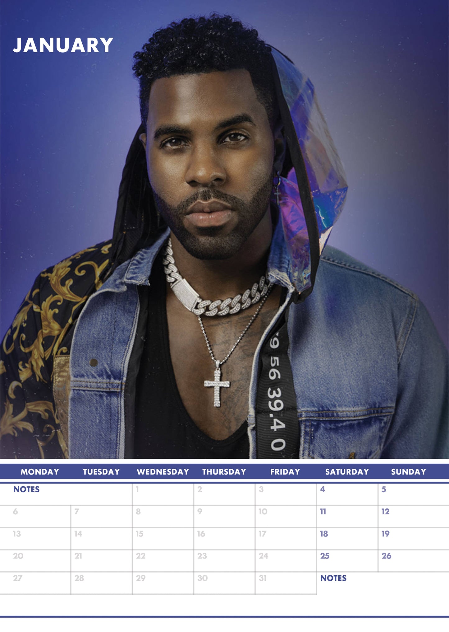 Jason Derulo Calendar 2025