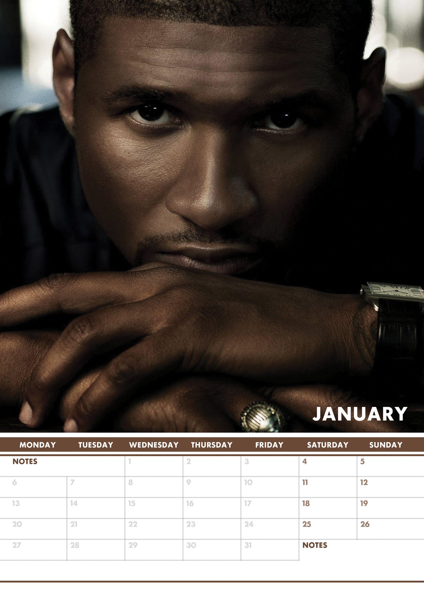 Usher Calendar & Postcards 2025