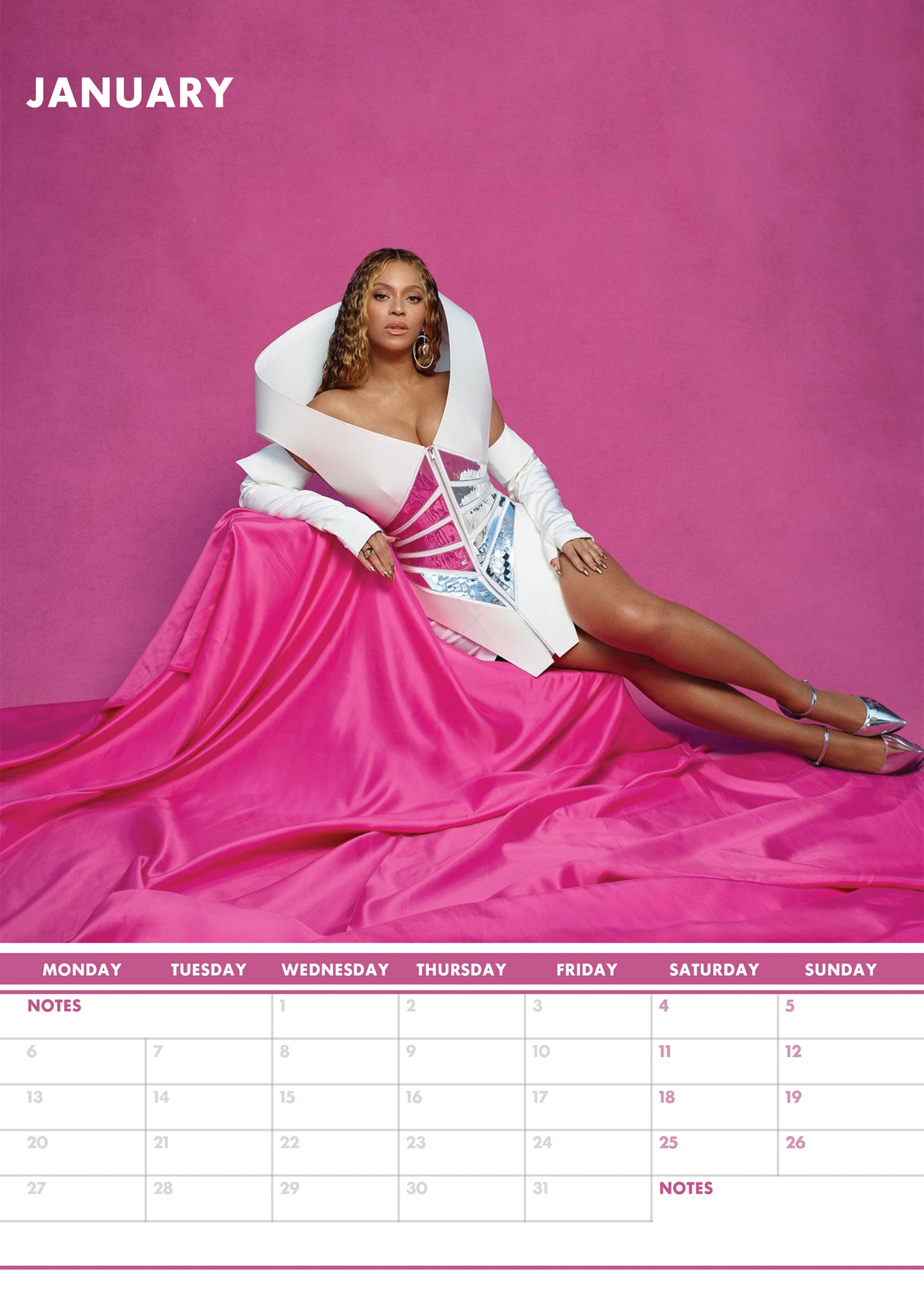 Beyoncé Calendar & Postcards 2025