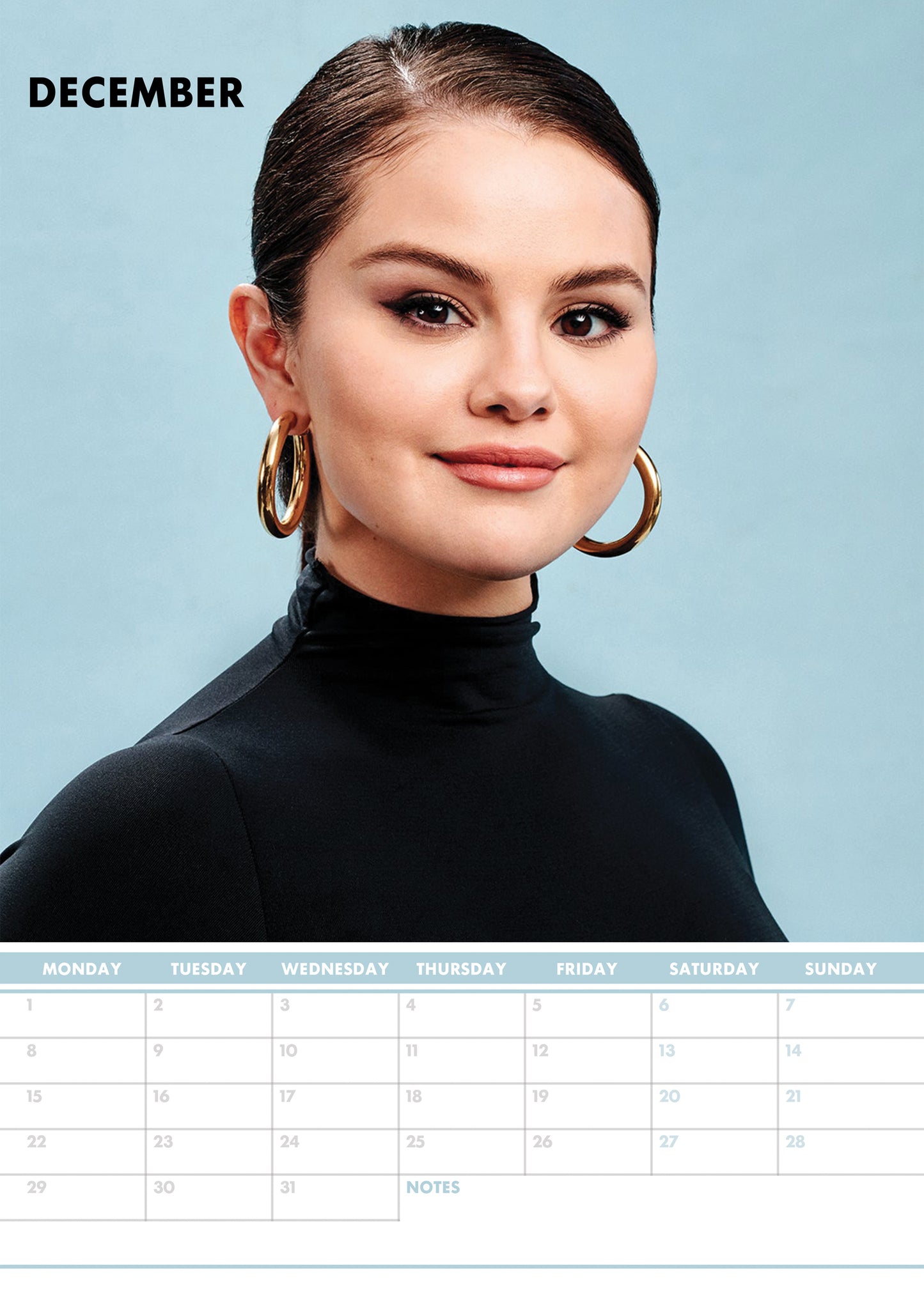 Selena Gomez Calendar 2025
