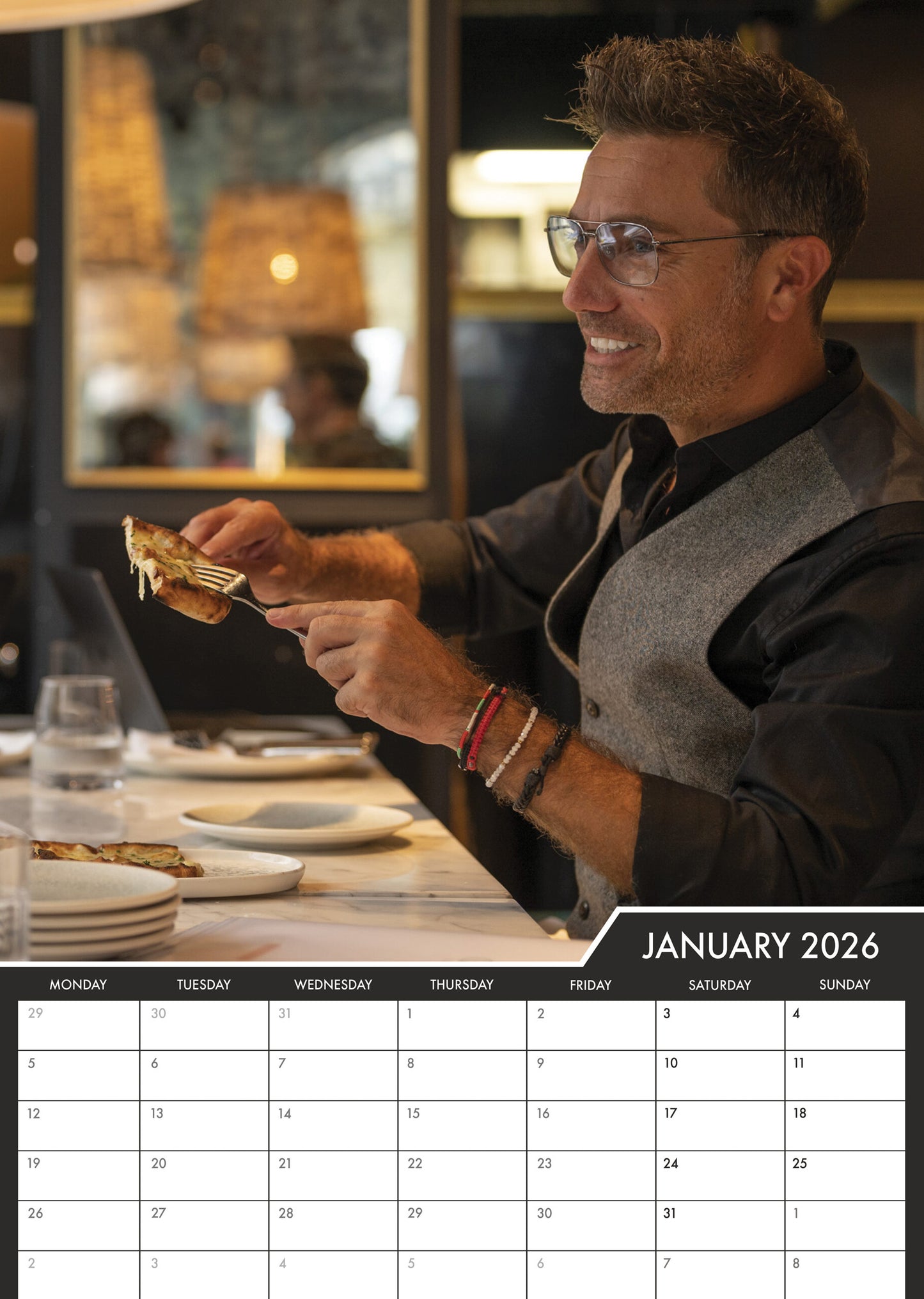 Gino D'acampo - A3 Calendar 2026