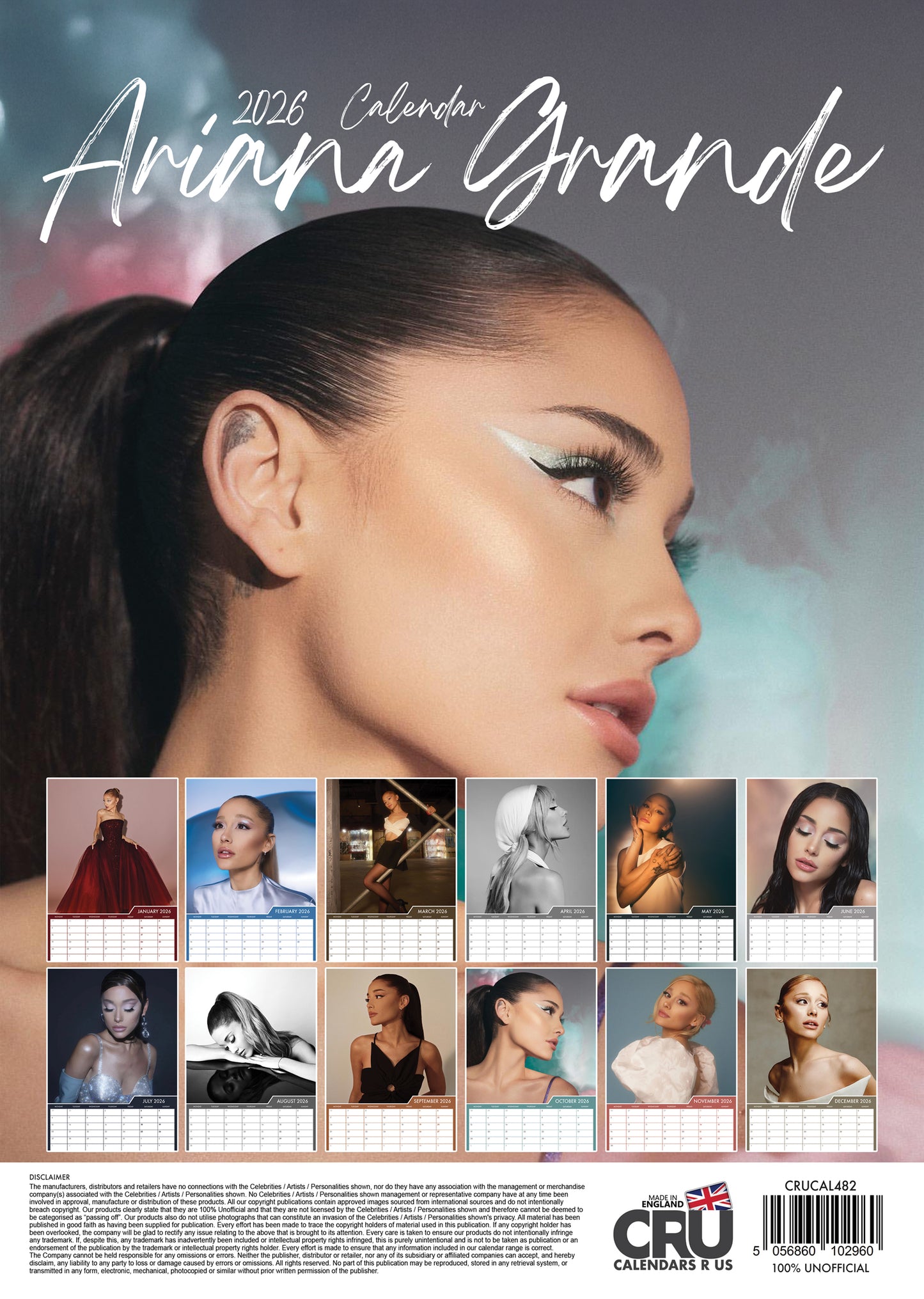 Ariana Grande - A3 Calendar 2026