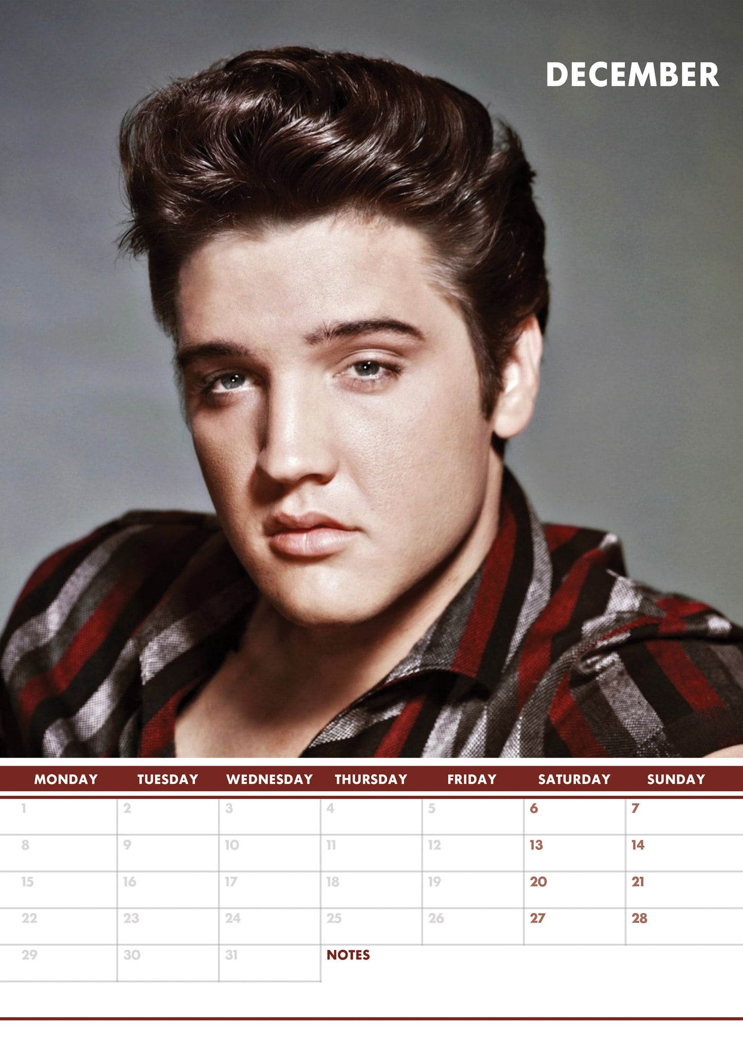 Elvis Calendar & Postcards 2025