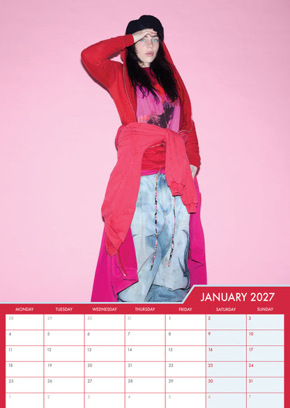 Billie Eilish - A3 Calendar 2027