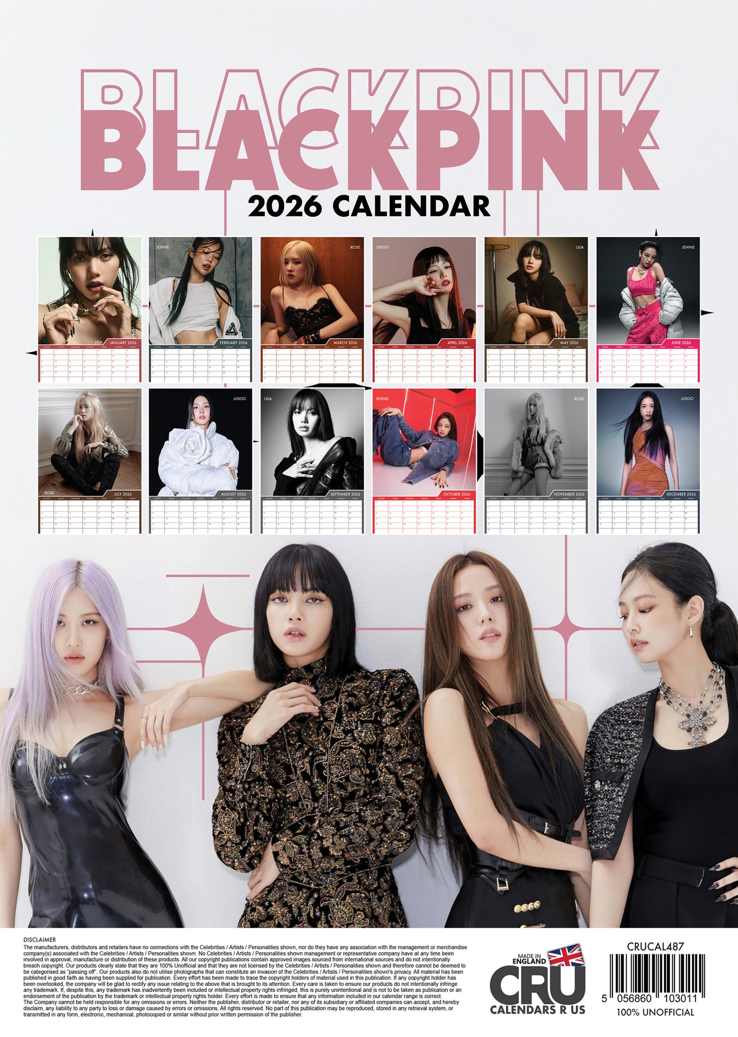 Blackpink - A3 Calendar 2026