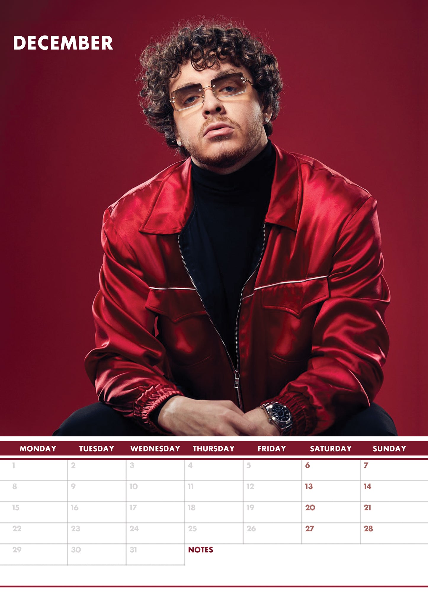 Jack Harlow Calendar & Postcards 2025