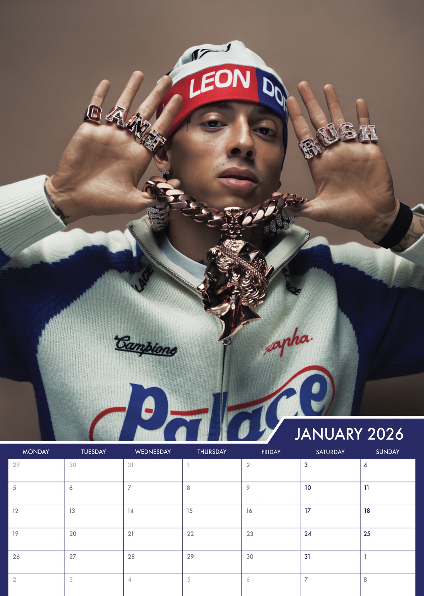 Central Cee - A3 Calendar 2026