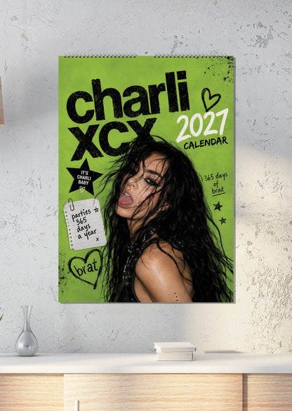 Charli XCX - A3 Calendar 2027