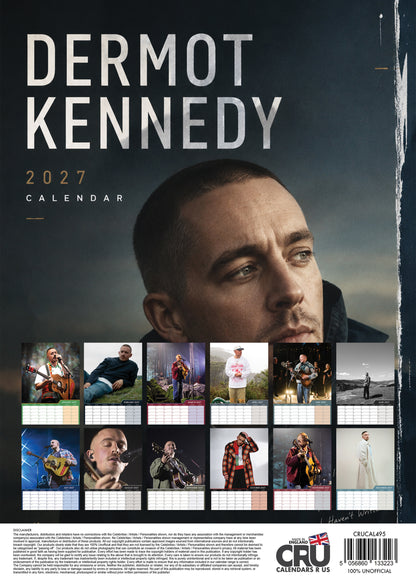 Dermot Kennedy - A3 Calendar 2027