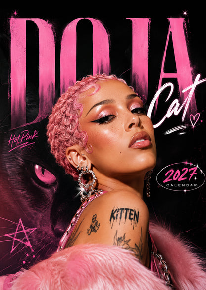 Doja Cat - A3 Calendar 2027