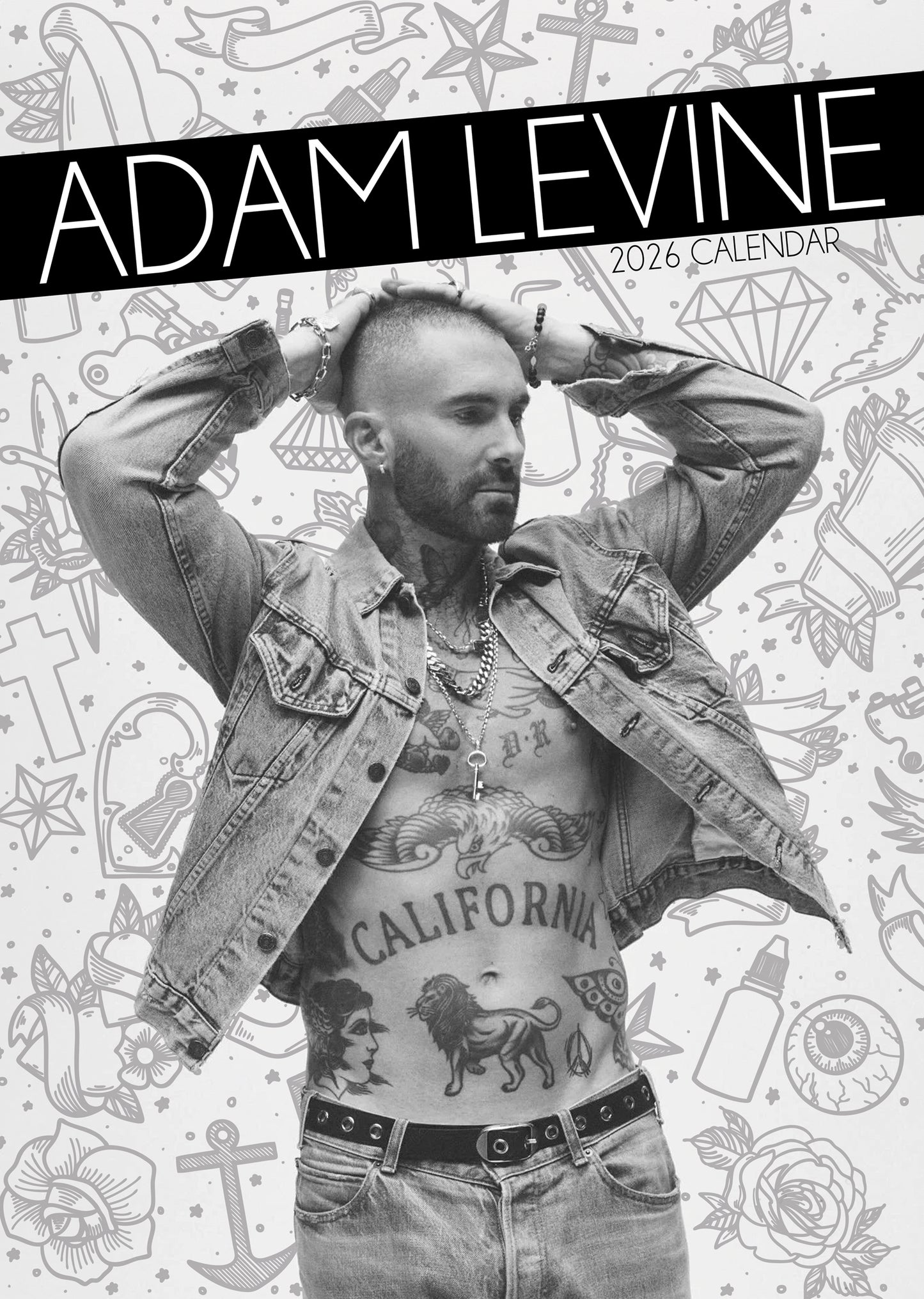 Adam Levine - A3 Calendar 2026