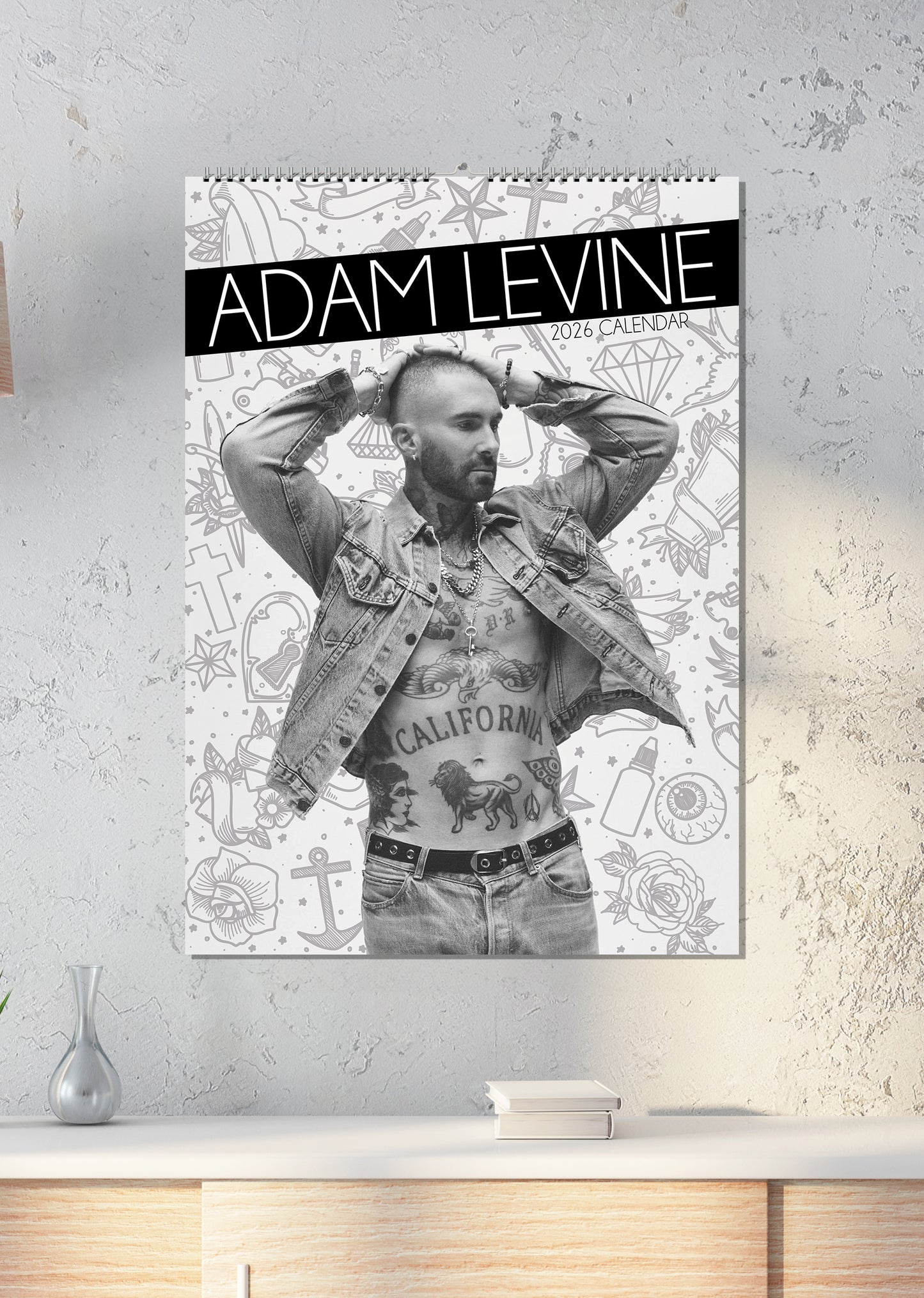 Adam Levine - A3 Calendar 2026