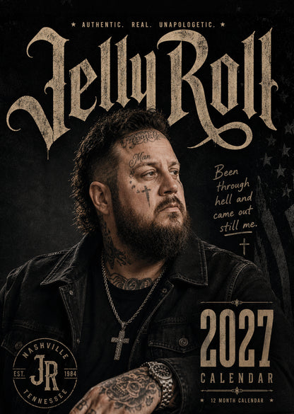 Jelly Roll - A3 Calendar 2027