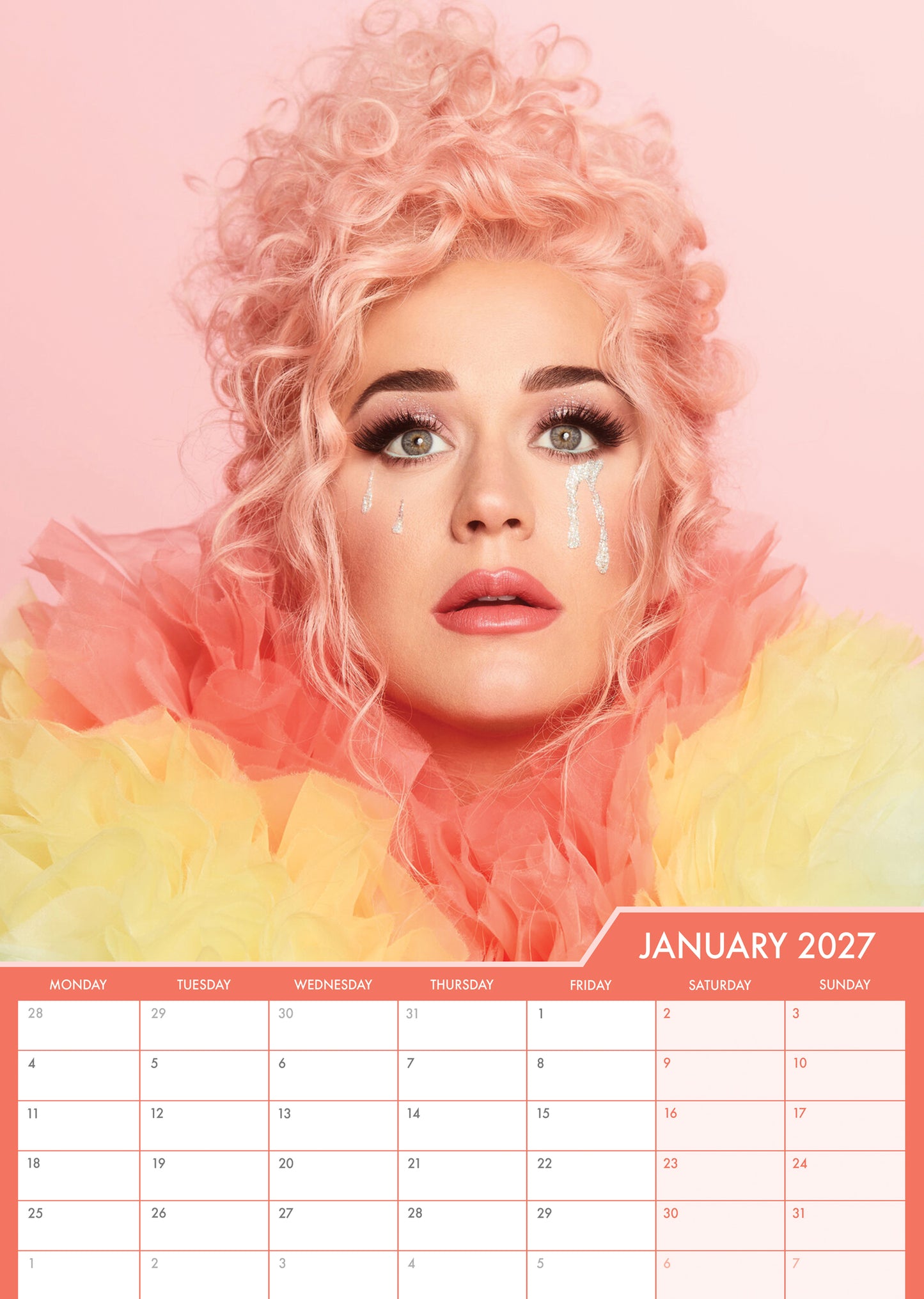 Katy Perry - A3 Calendar 2027