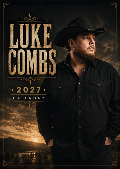Luke Combs - A3 Calendar 2027