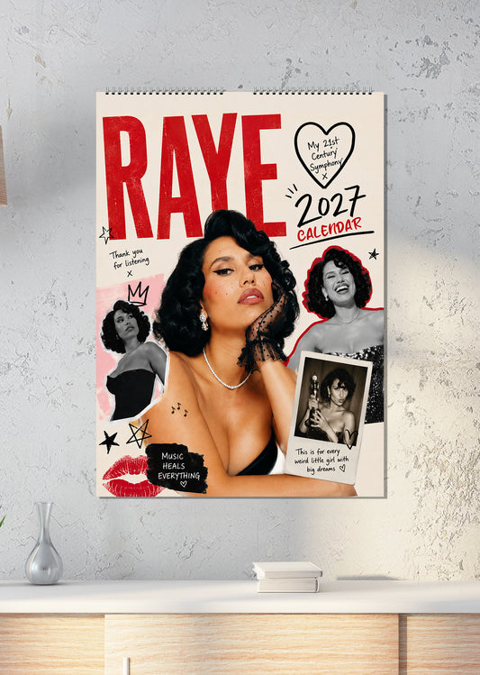 Raye - A3 Calendar 2027