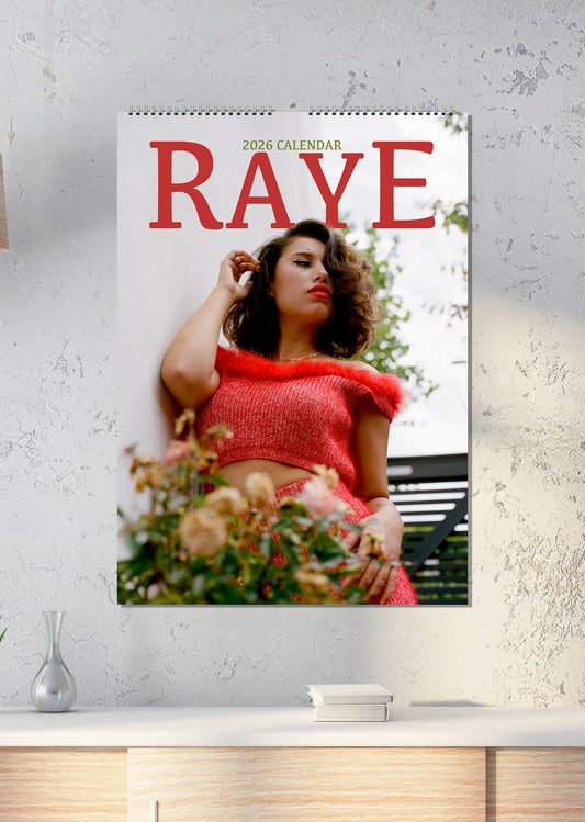 Raye - A3 Calendar 2026