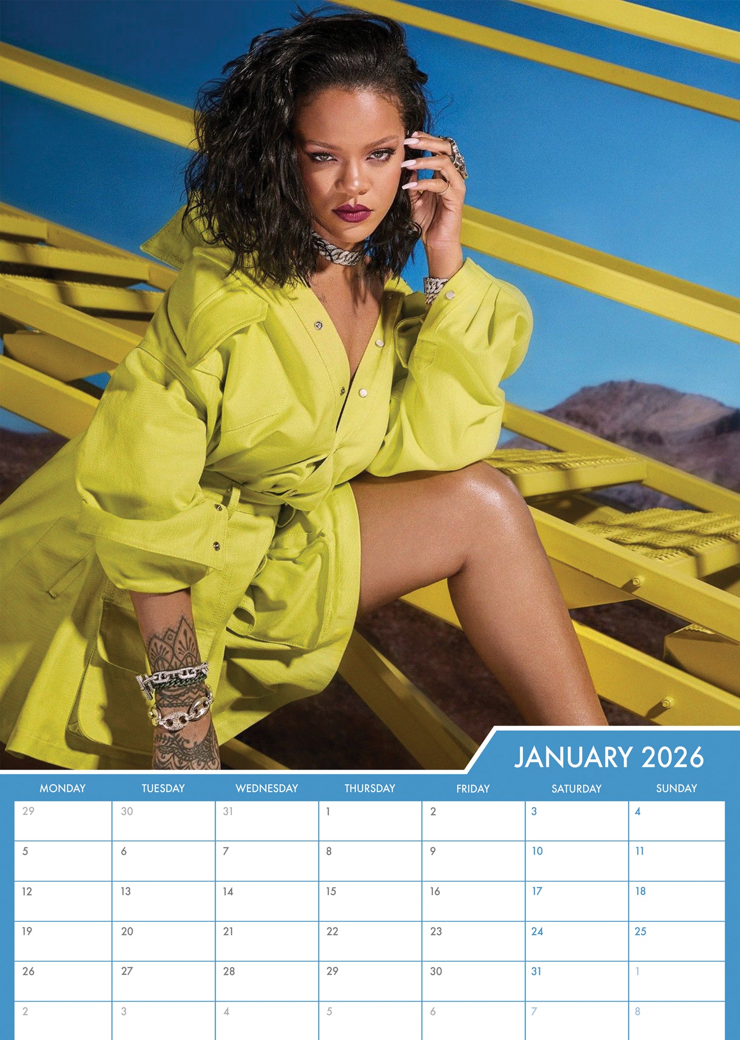 Rihanna - A3 Calendar 2026