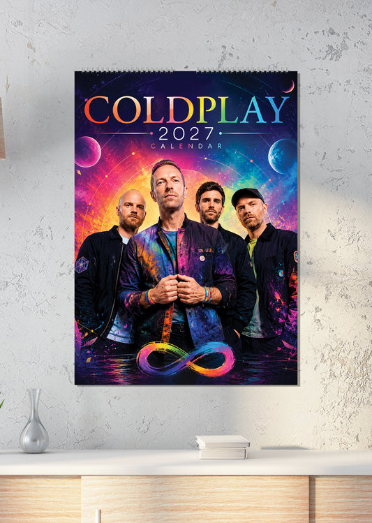 Coldplay - A3 Calendar 2027