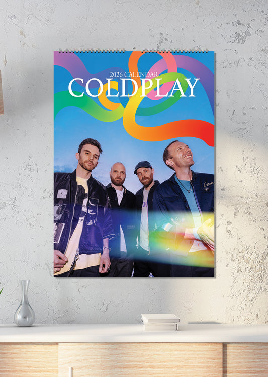 Coldplay - A3 Calendar 2026