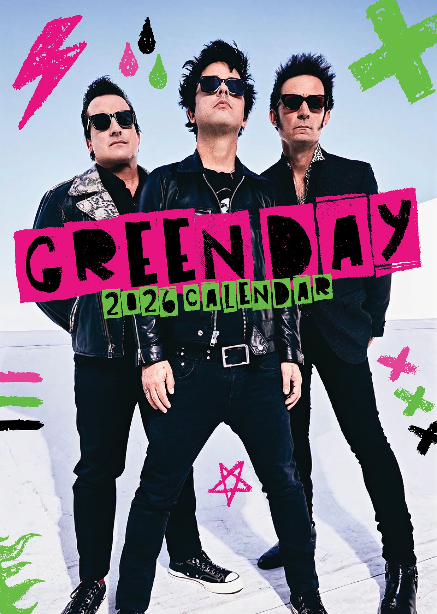 Green Day - A3 Calendar 2026