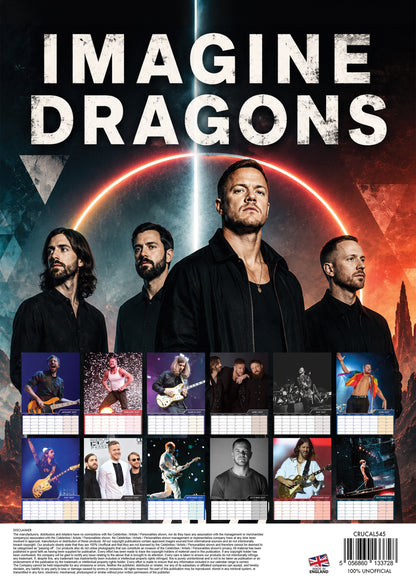 Imagine Dragons - A3 Calendar 2027