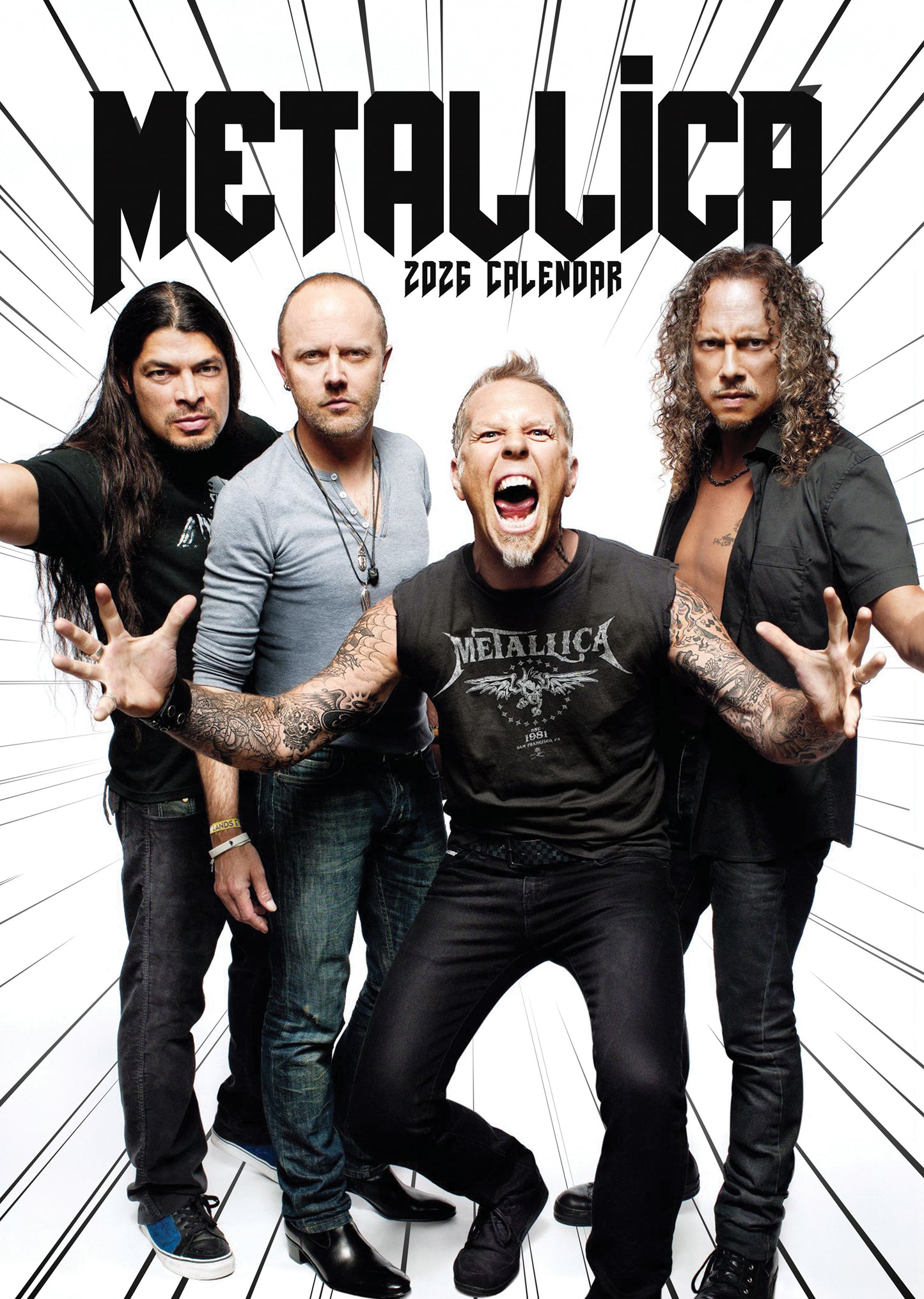 Metallica - A3 Calendar 2026
