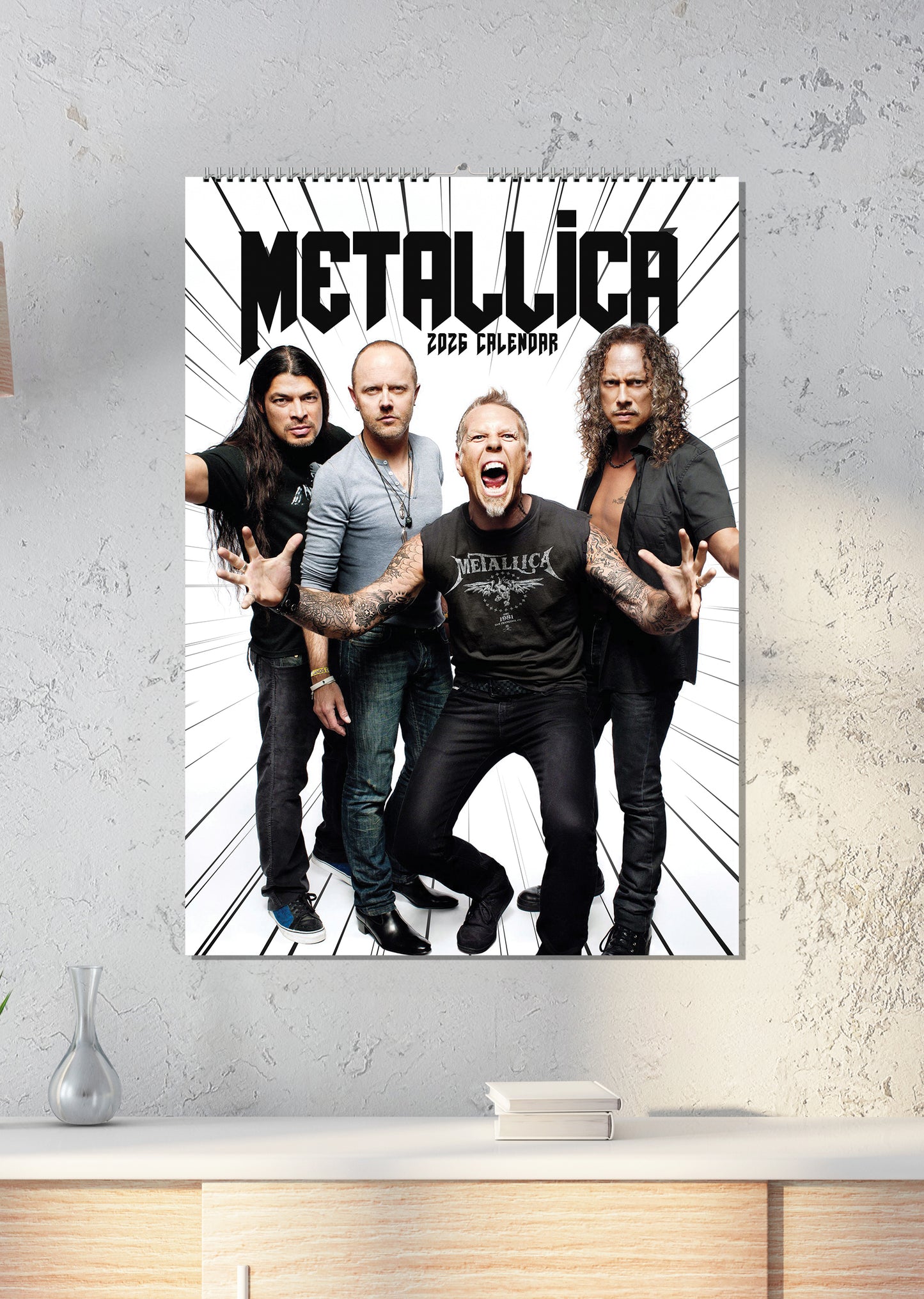 Metallica - A3 Calendar 2026