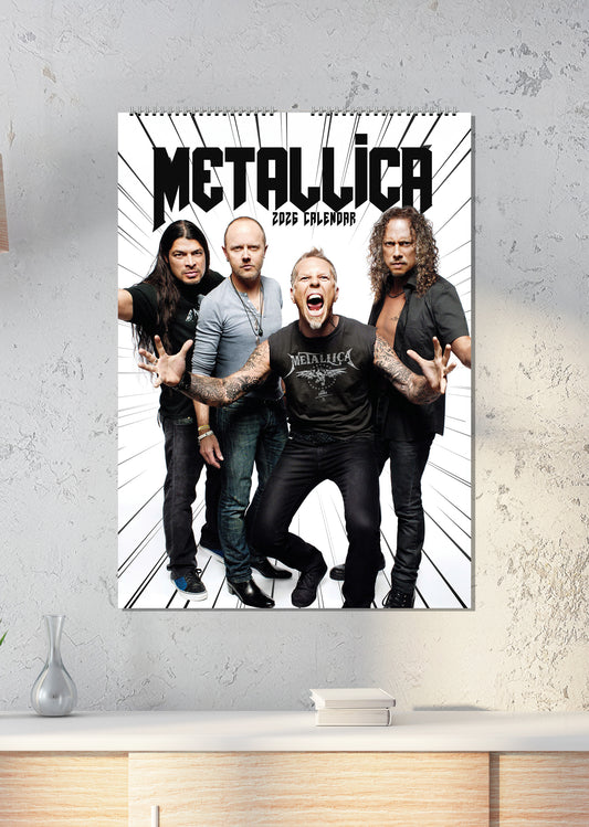 Metallica - A3 Calendar 2026