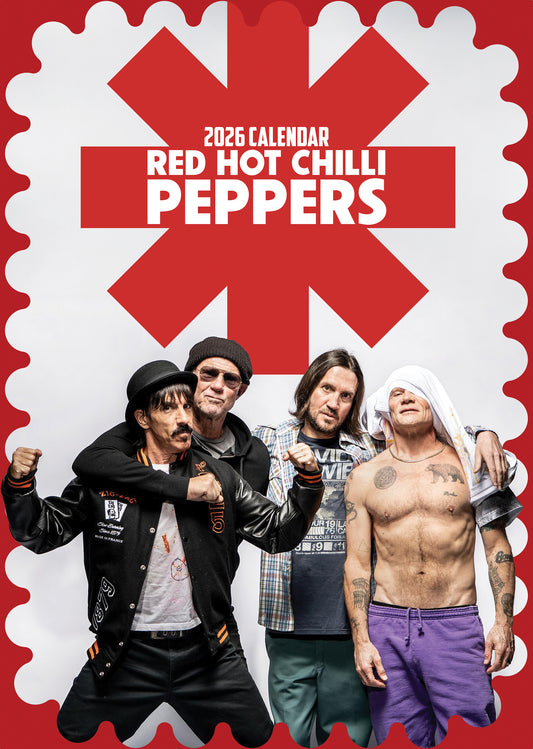Red Hot Chilli Peppers - A3 Calendar 2026