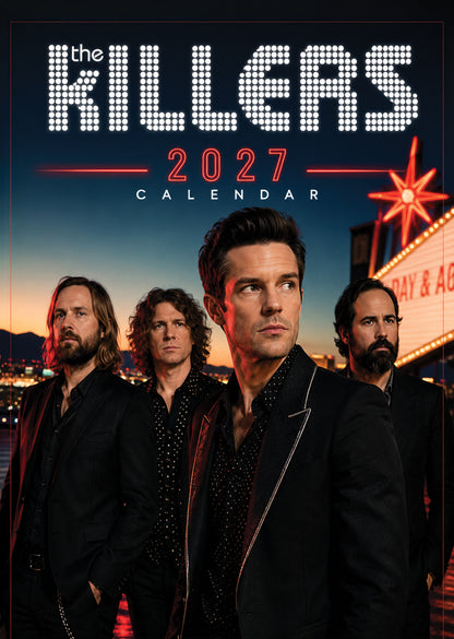 The Killers - A3 Calendar 2027